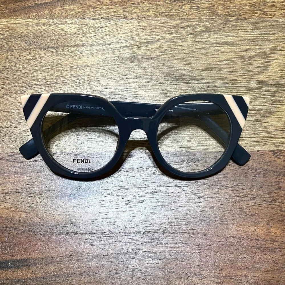 FENDI 54mm Round Optical Frames
